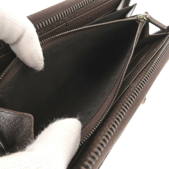 GUCCI Brown Leather Bamboo Wallet - Picture 7 of 8